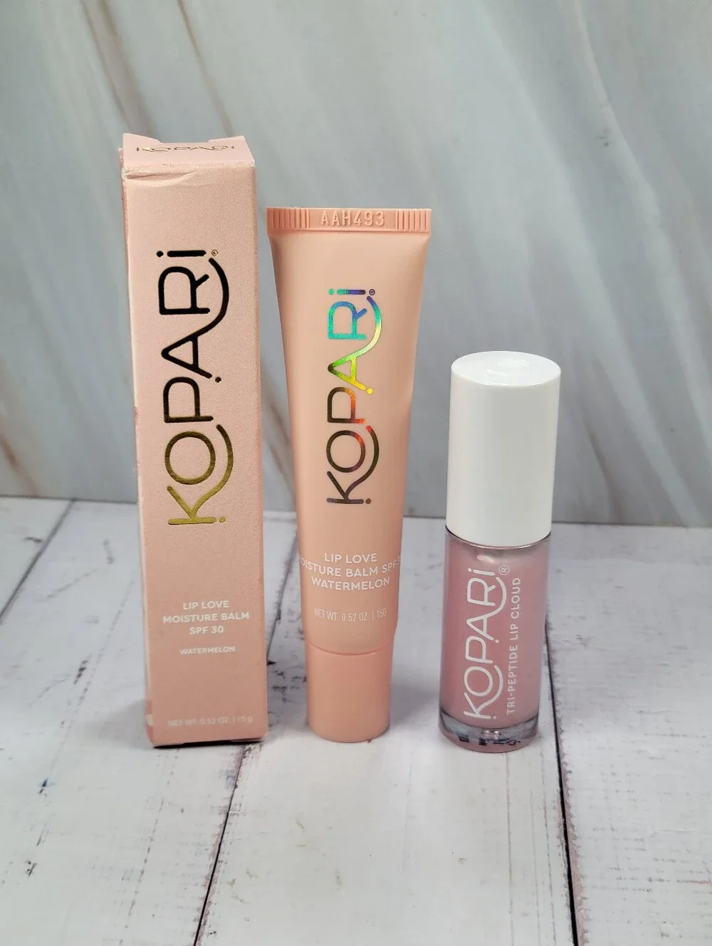 Kopari Lip Love Lip Balm & Tri-Peptide Lip Cloud Bundle NEW!